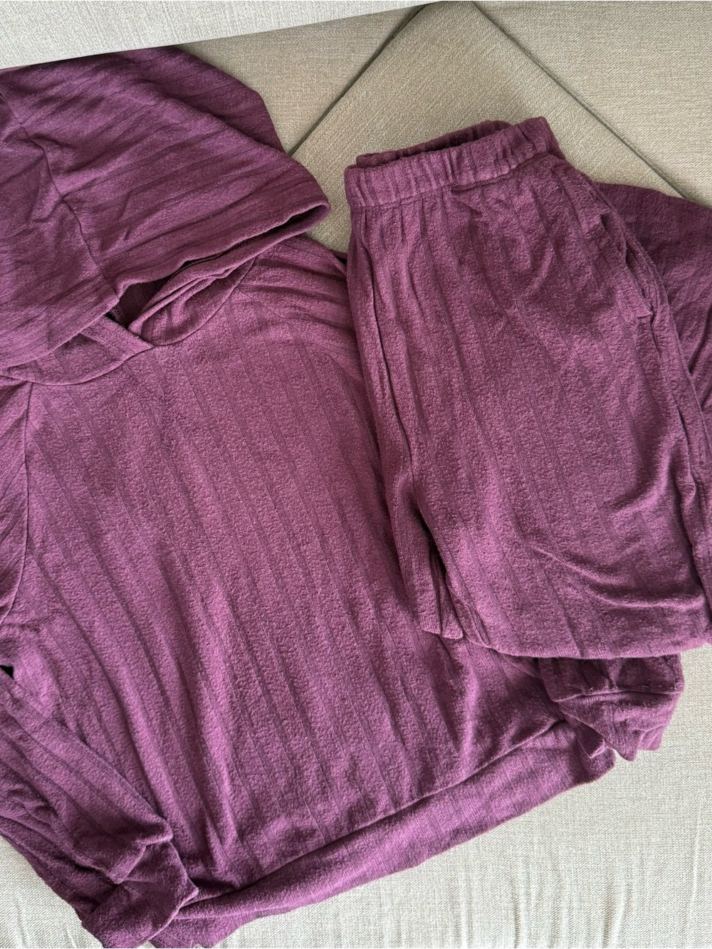 George Kids Purple Hoodie and Jogger Set